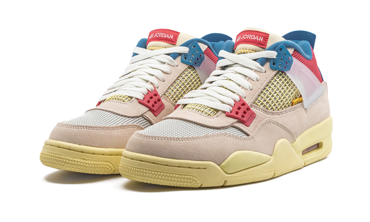 Air jordan men’s x women’s retro 4 sp union la mid guava ice